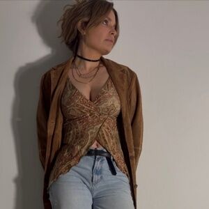 vintage Moa Moa Paisley Top size M